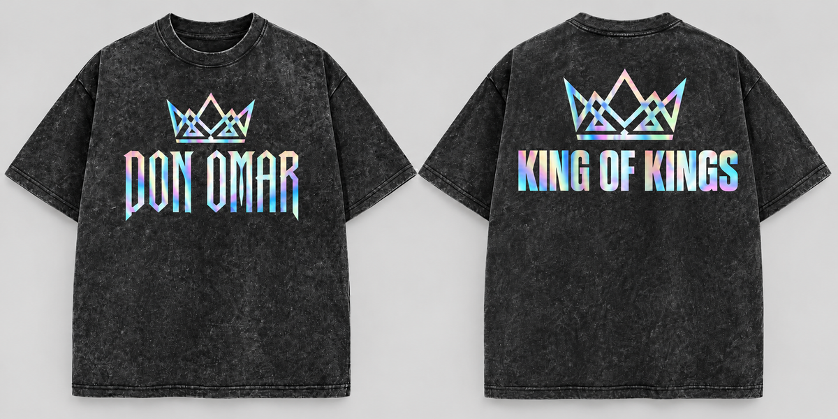 Tshirt oversize  Don Omar reflect