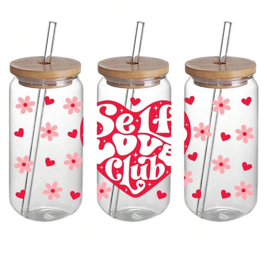 Self Love Club Glass