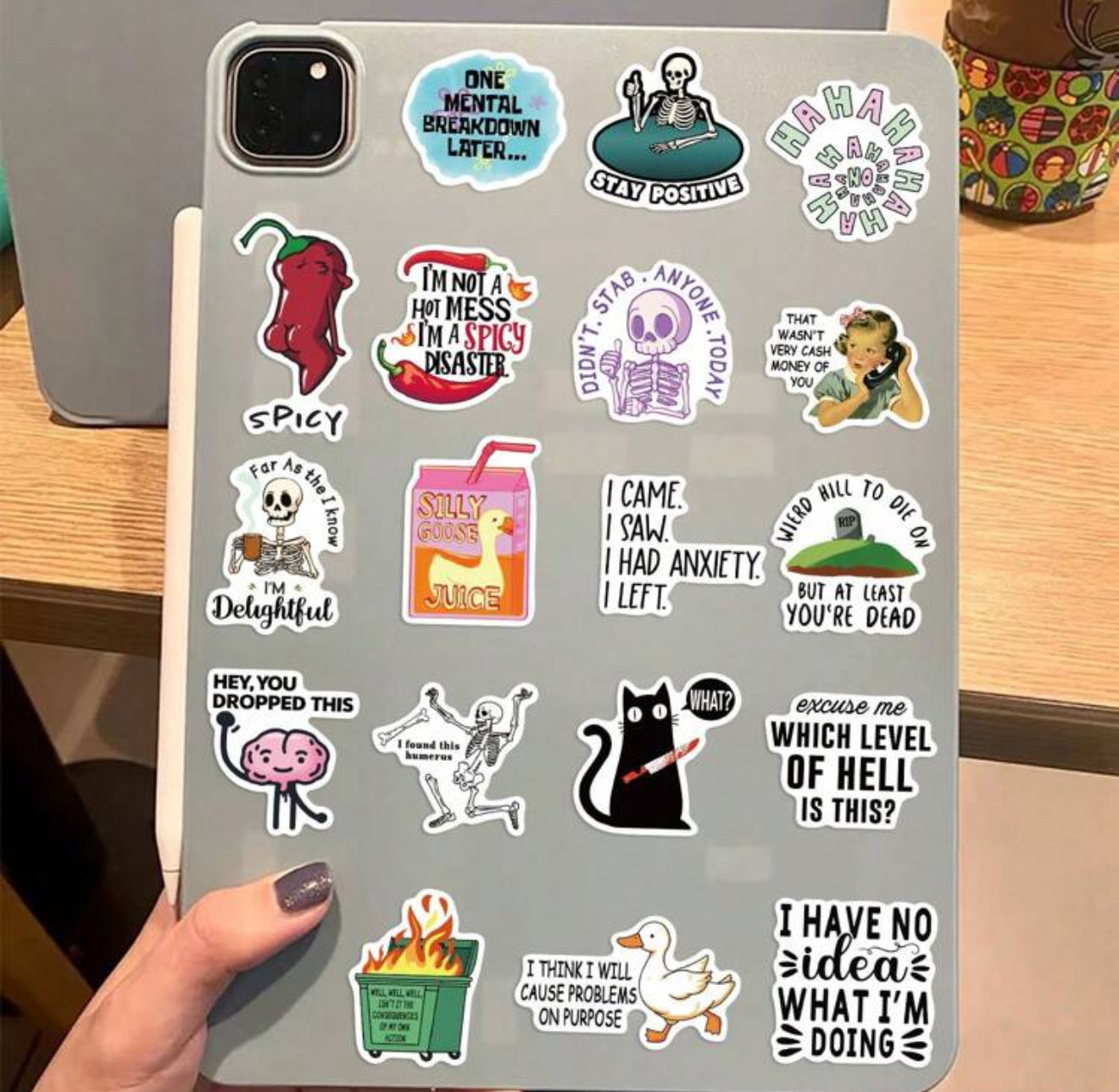 Sarcastic meme stickers