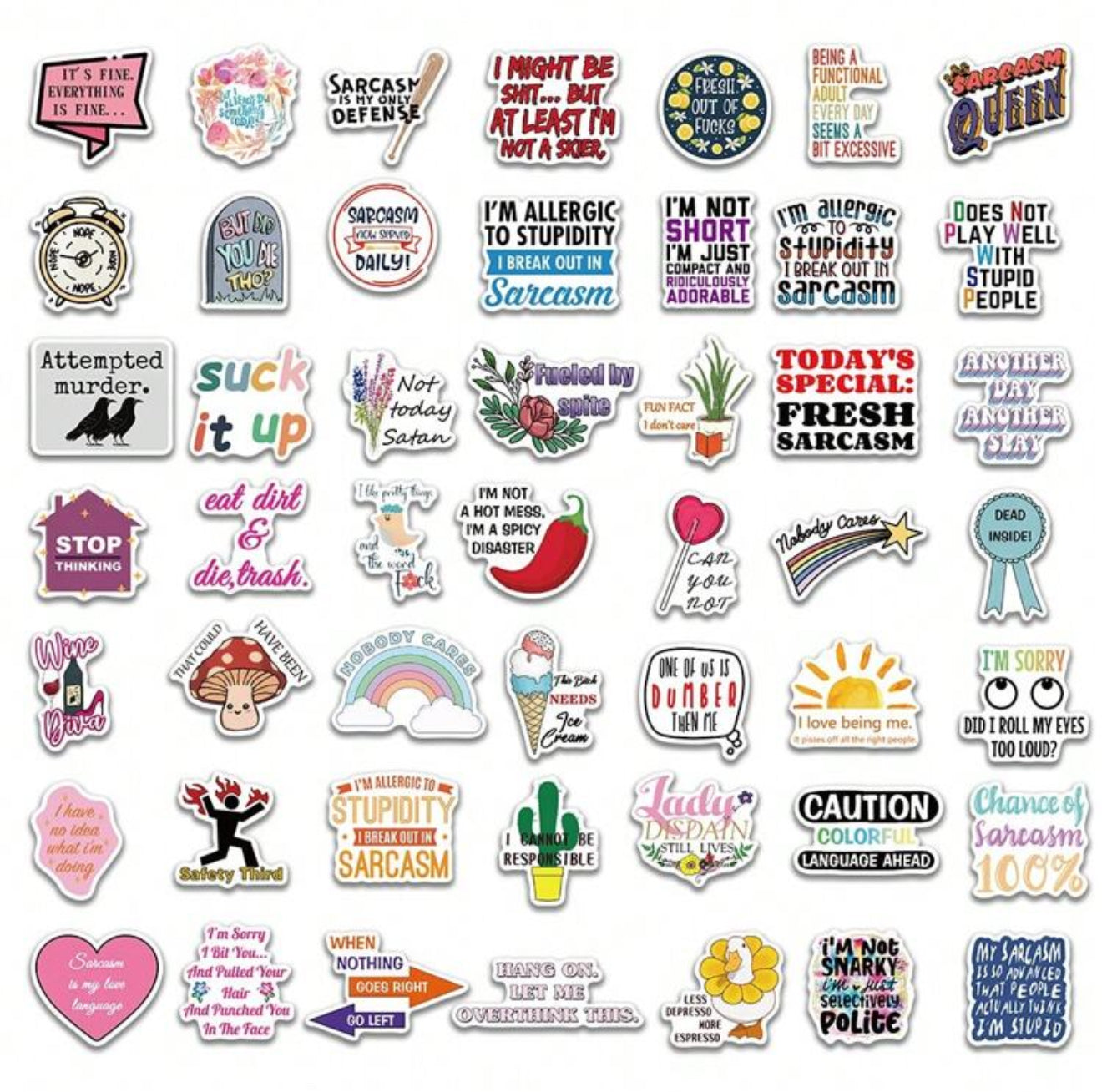 Sarcastic Stickers 2