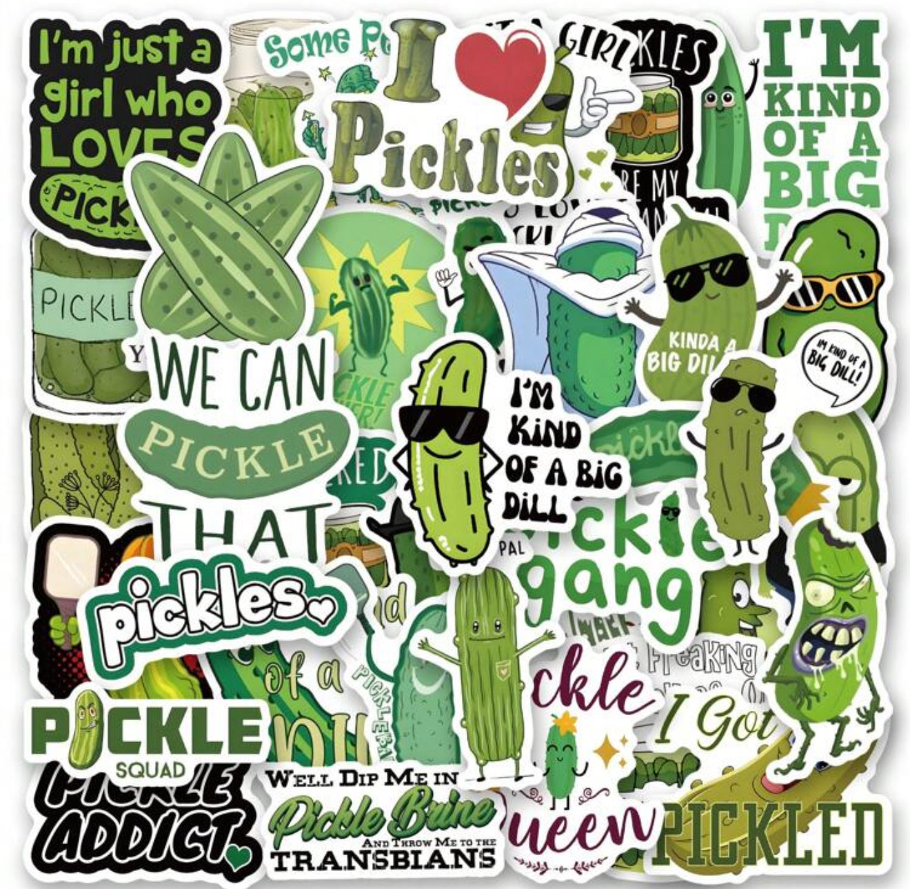 Pickle stickers