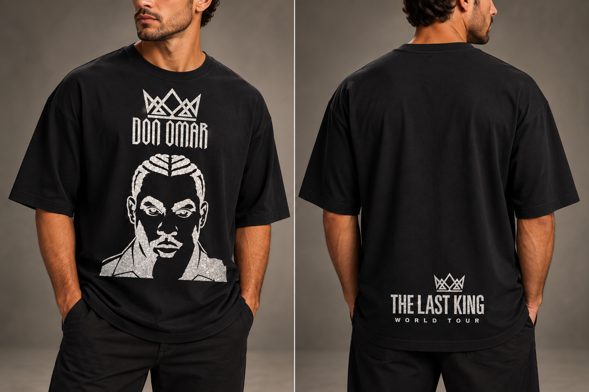 Tshirt  Don Omar + Face Oversize