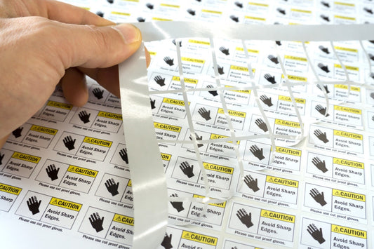 Product Labels on Sheets